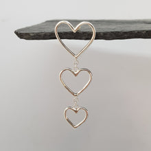Load image into Gallery viewer, Trio Heart Stud Earring
