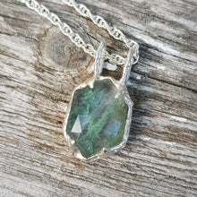 Load image into Gallery viewer, Rose Cut Moss Agate Necklace
