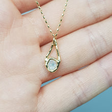 Load image into Gallery viewer, recycled 9ct gold diamond necklace

