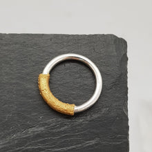 Load image into Gallery viewer, textured chunky sterling silver ring
